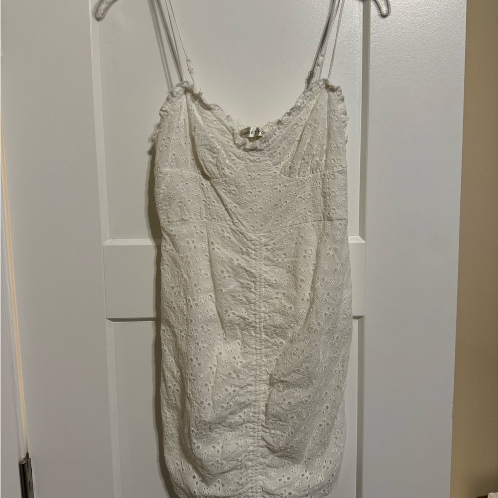White Eyelet Sundress